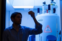 Professor Clarissa Nobile, left, researches biofilms, which can cause illnesses.