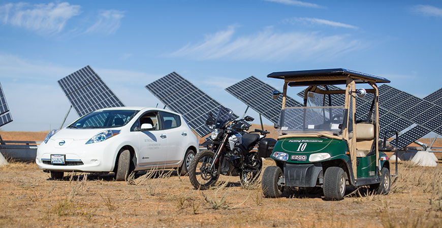 Planning for emergency evacuations using electric vehicles is the subject of one of the grants awarded to UC Merced.