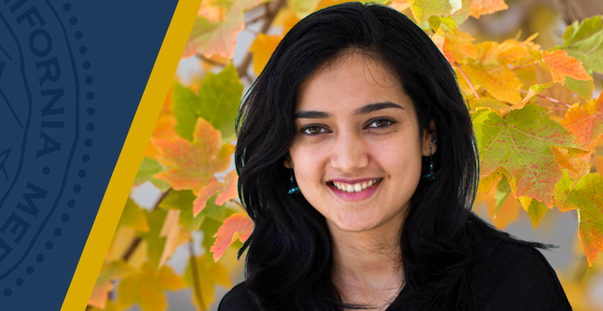 Ph.D. student Megha Suswaram was instrumental in assisting the Graduate Division transition its Graduate Orientation Week to an online format.