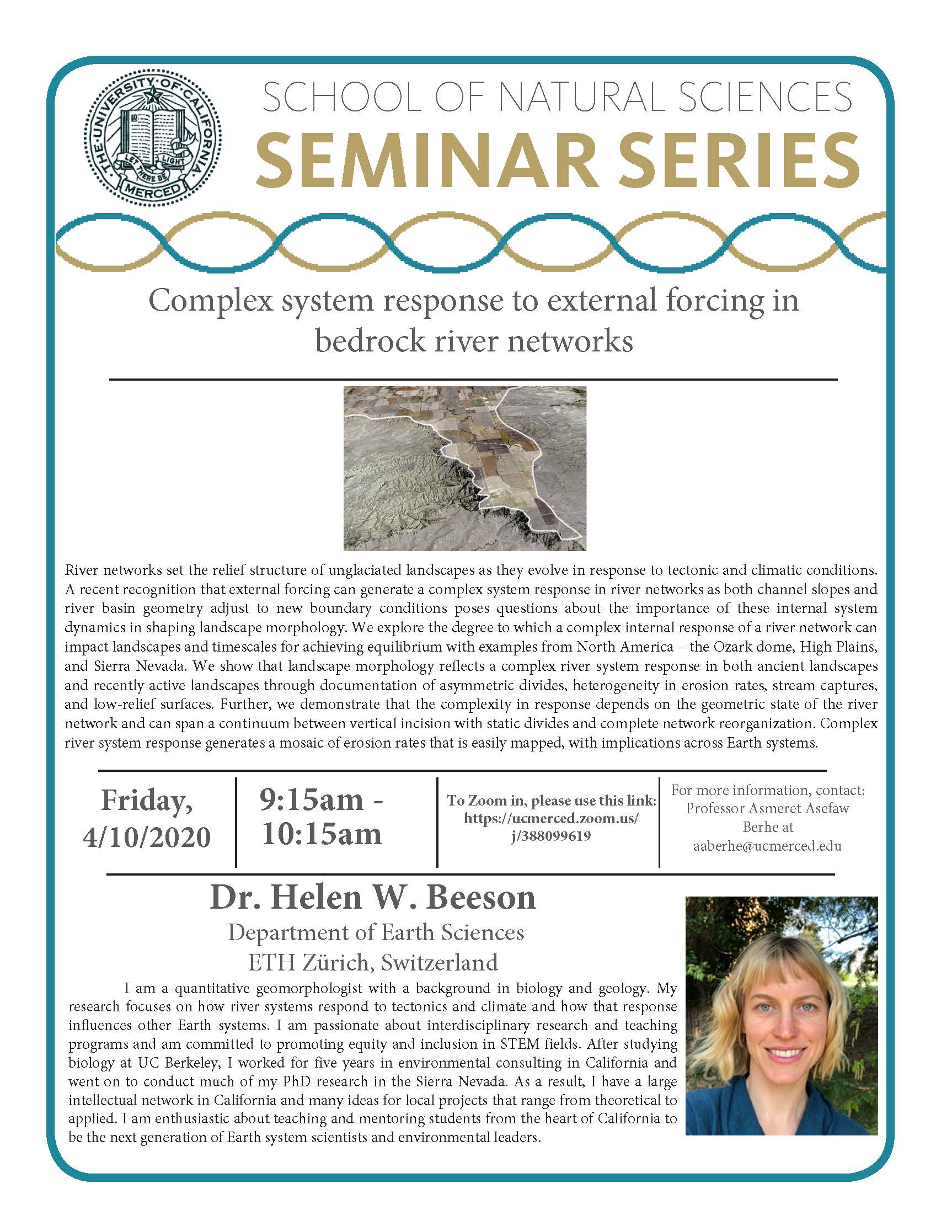 LES Seminar for Dr. Helen Beeson
