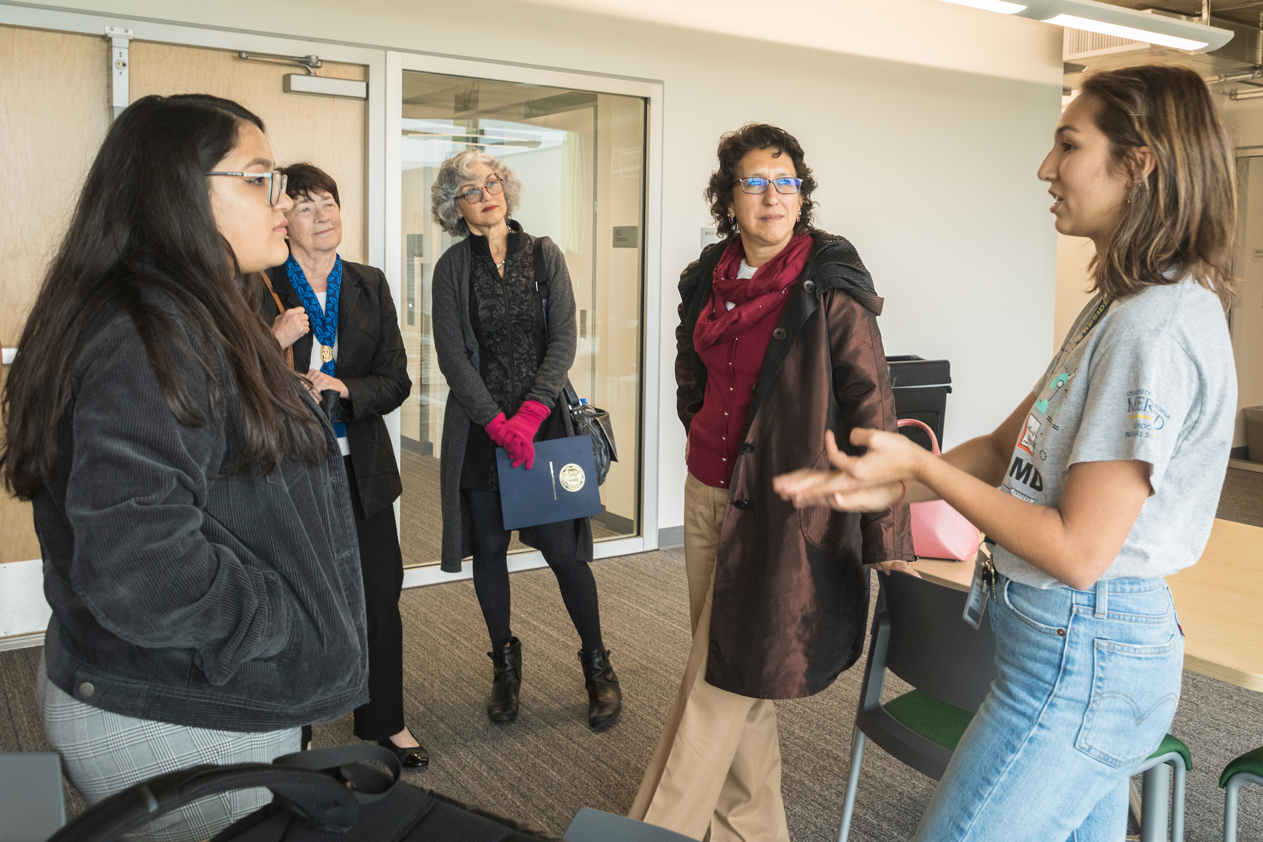 Beyond the MD students meet with Chancellor Leland and UC Regents