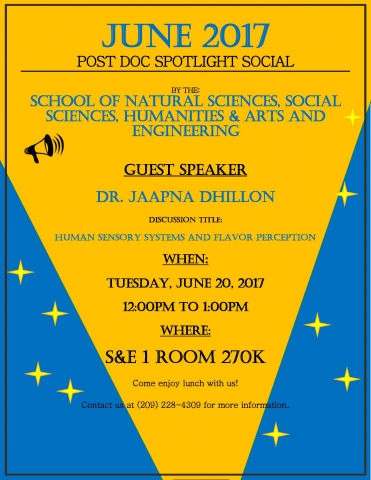 Postdoctoral Spotlight Event (6/20/2017)