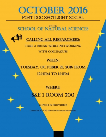 Post Doc Spotlight Social 10/25/16